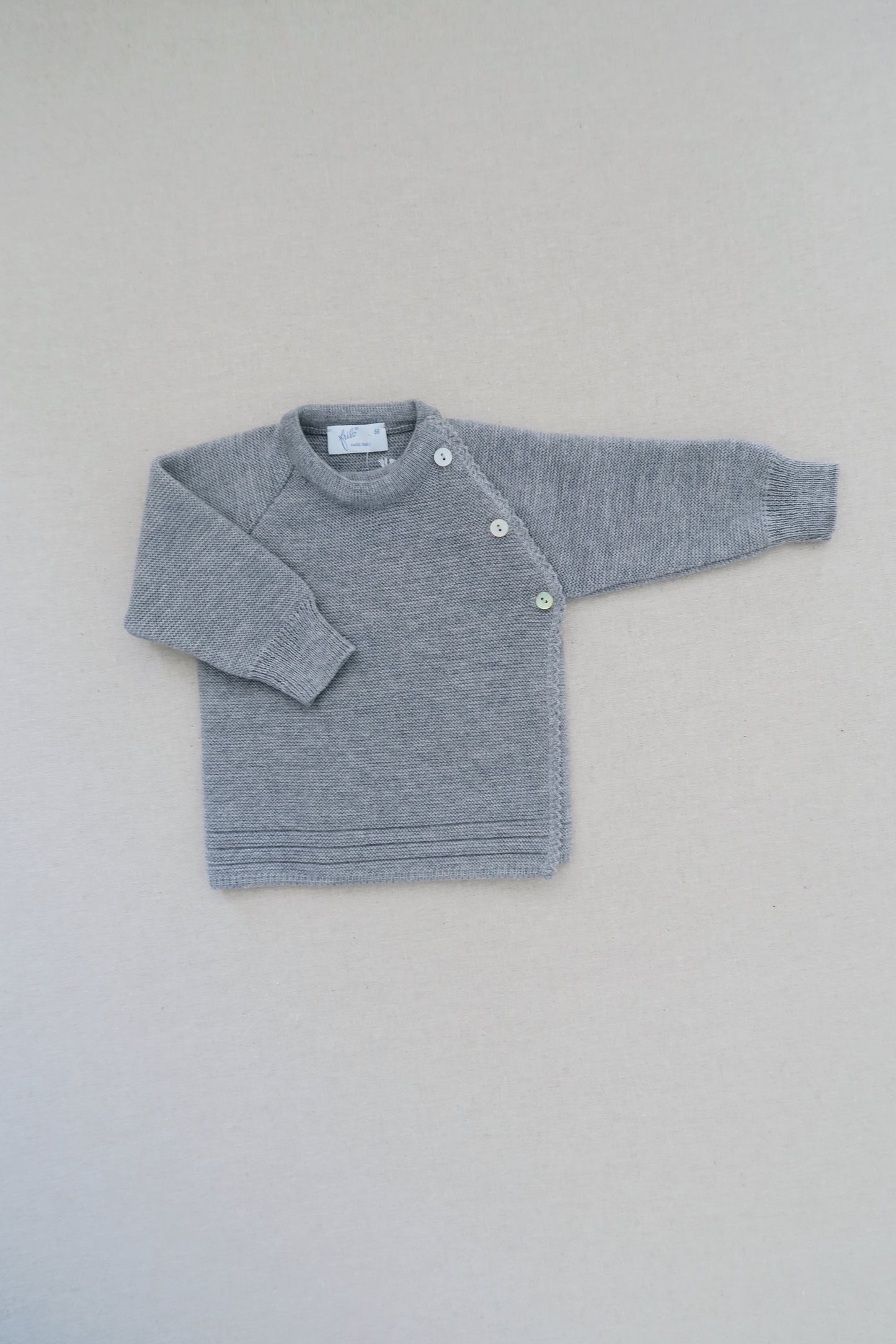 Frilo - Wrap blouse - Grey melange