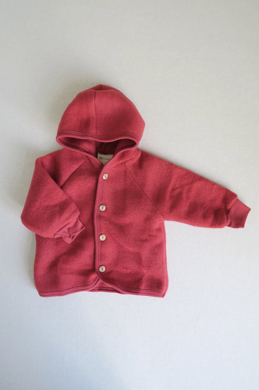 Engel - Uld fleece jakke - Jasper Mélange