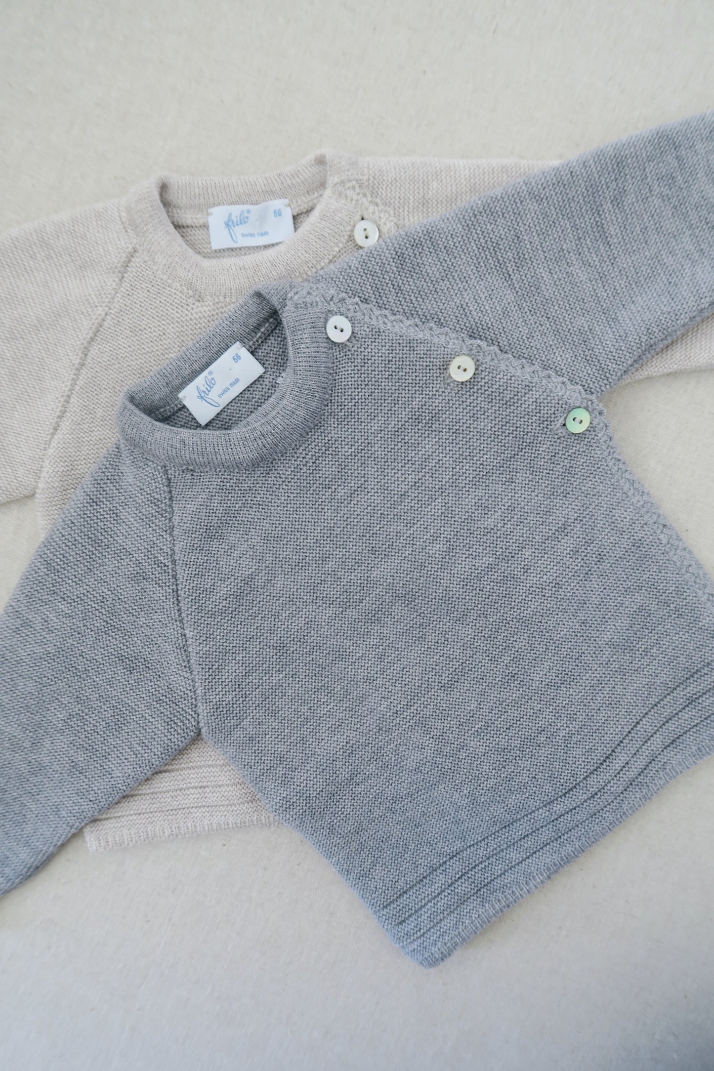 Frilo - Wrap blouse - Grey melange