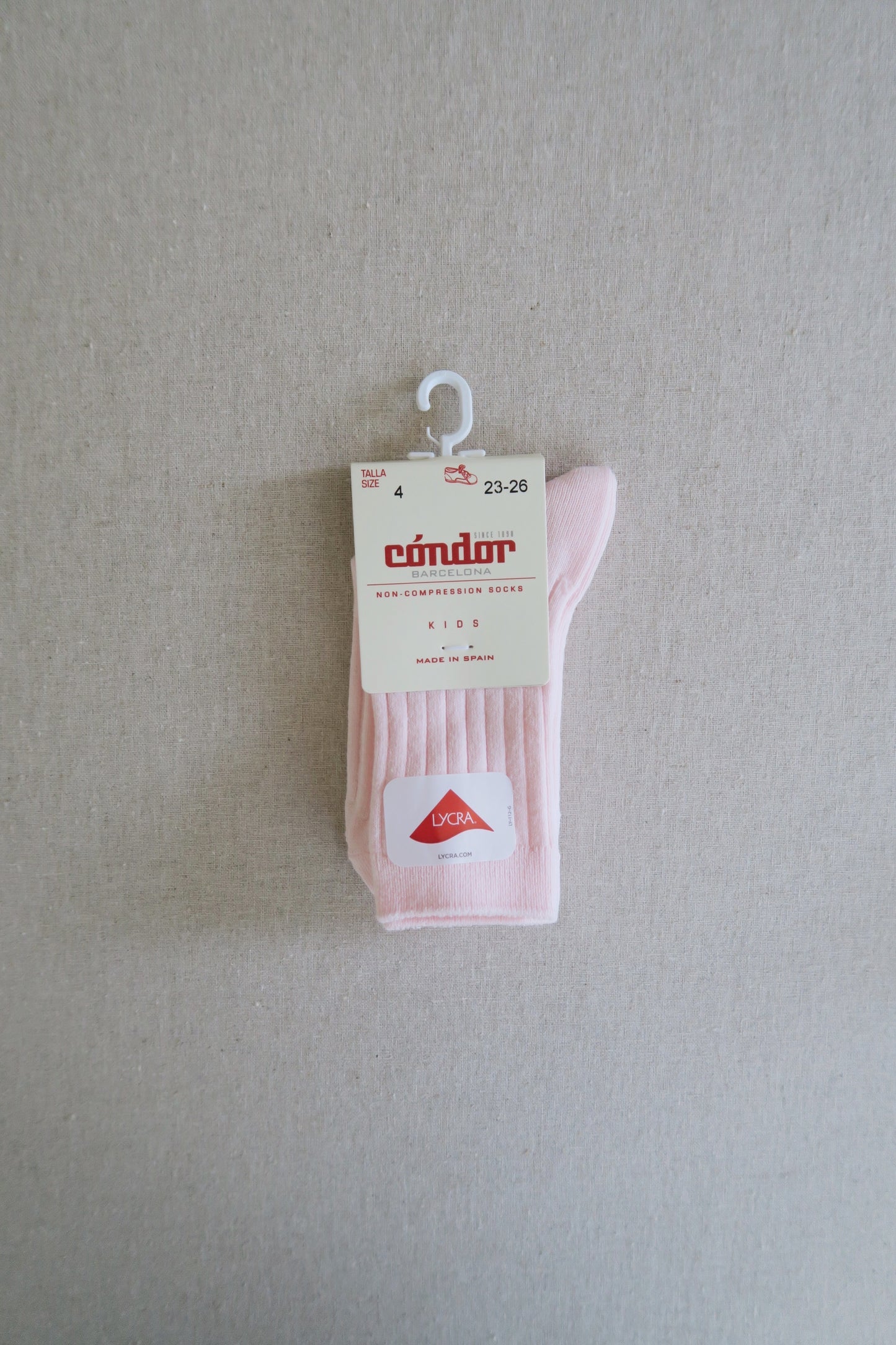 Cóndor - Cotton rib socks - 500 / Pink