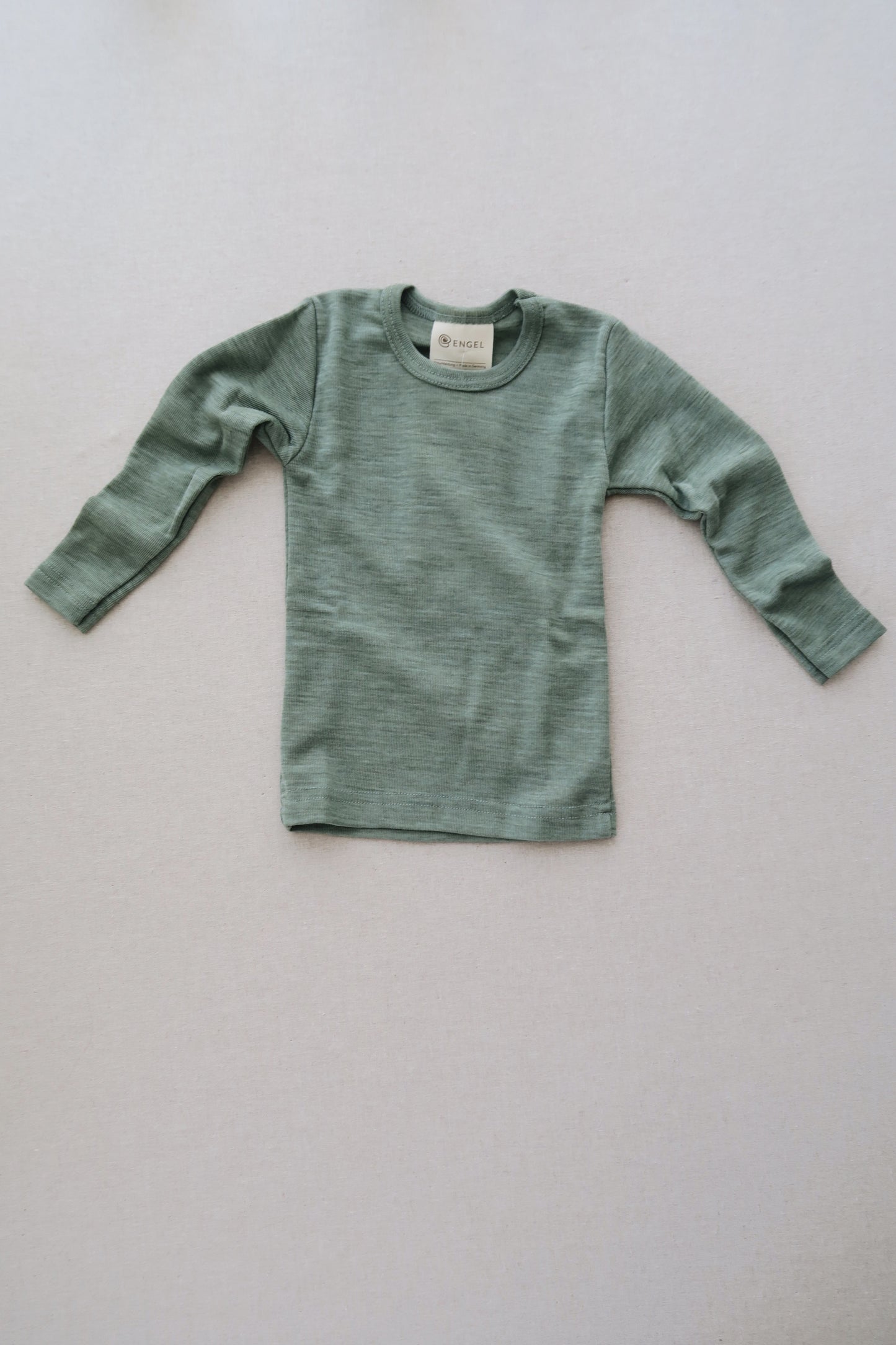 Engel - Uld/silke bluse - Salvie