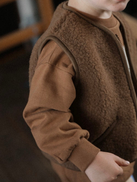 Alwero - Vest - Teddy Brown