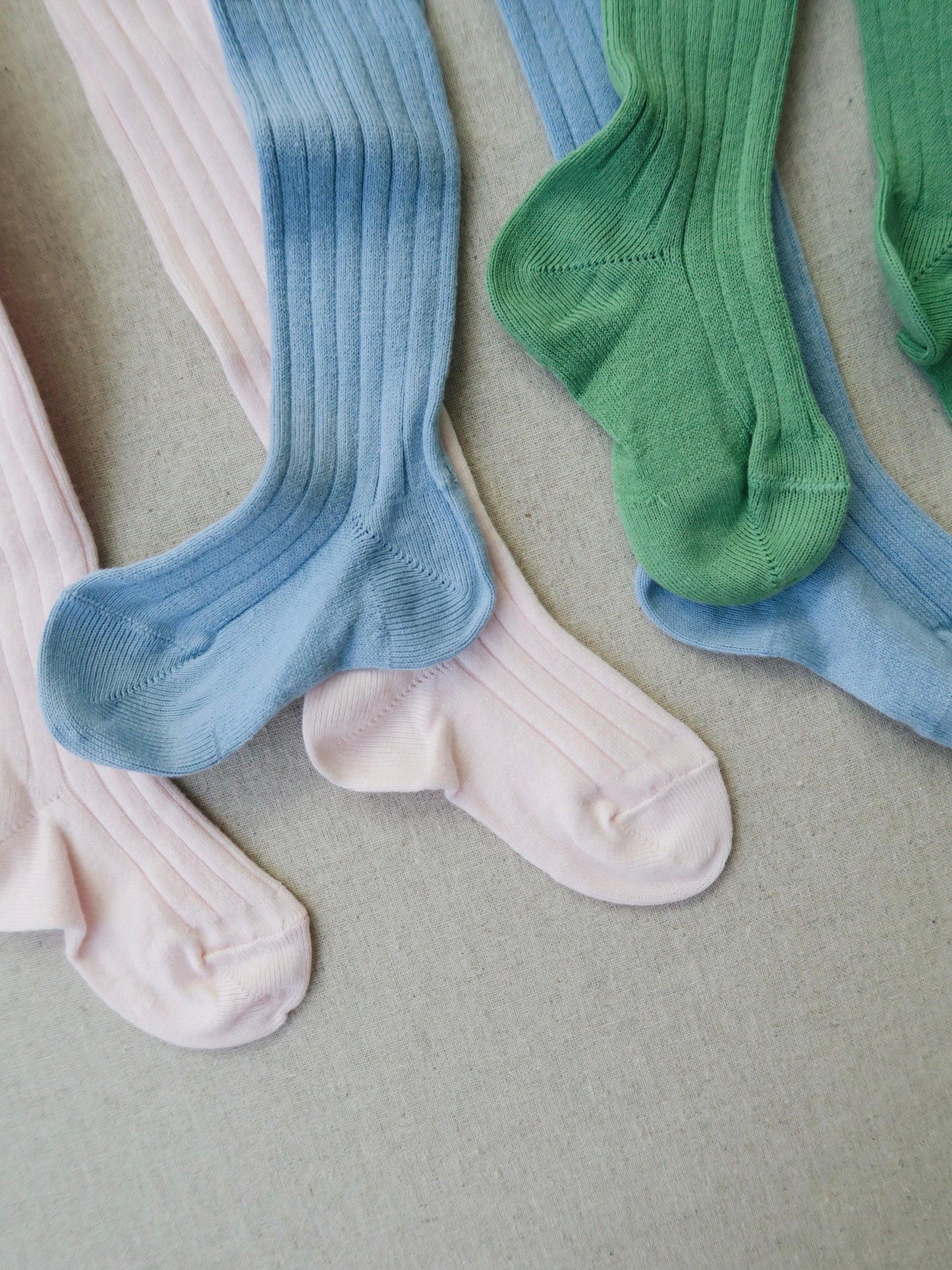 Cóndor - Cotton rib tights - 446 / Bluish