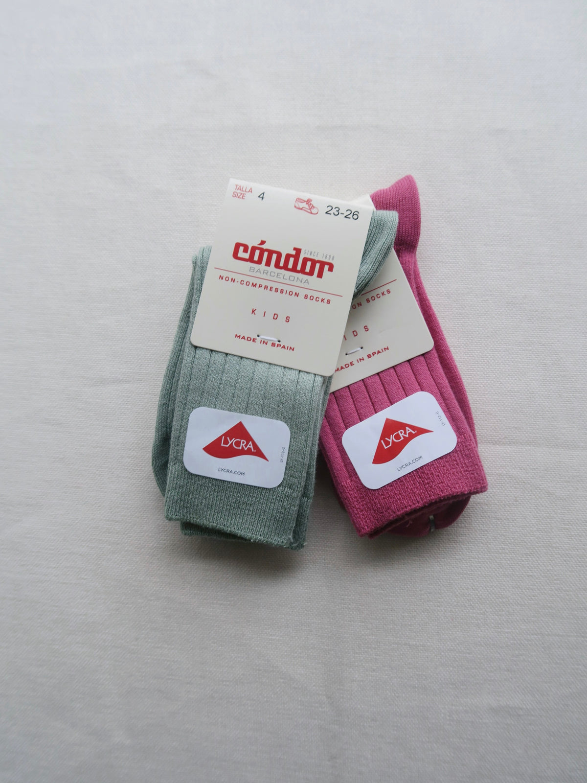 Cóndor - Cotton rib socks - 718 / Sage