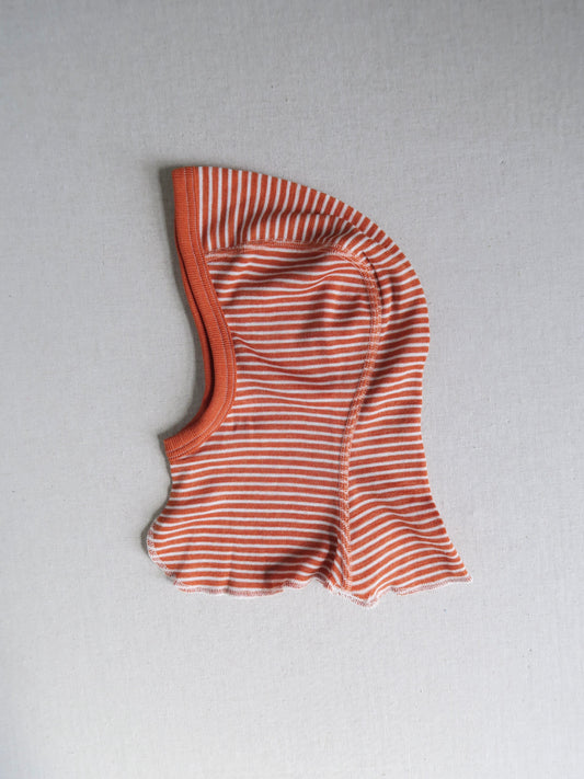 Cosilana - Uld/silke balaclava - Saffran/natur