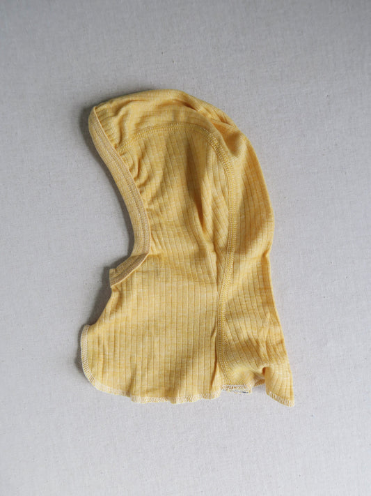 Cosilana - Bomuld/uld/silke balaclava - Gul