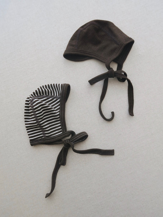 Cosilana - Wool/silk helmet - Brown/nature