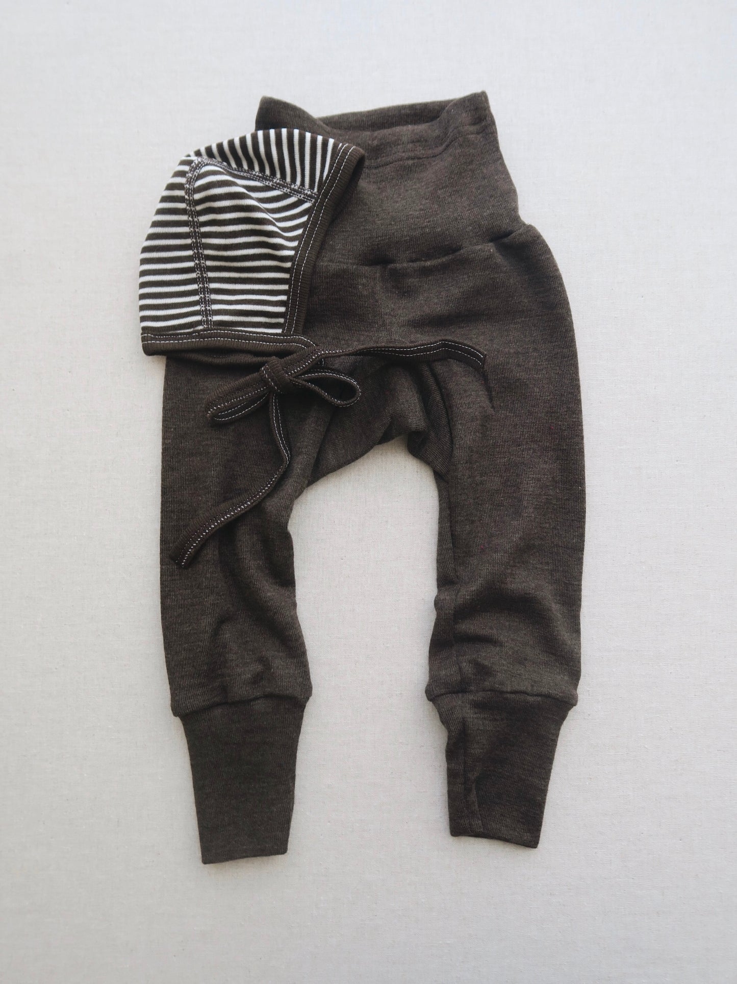 Cosilana - Uld/silke baby bukser - Brun