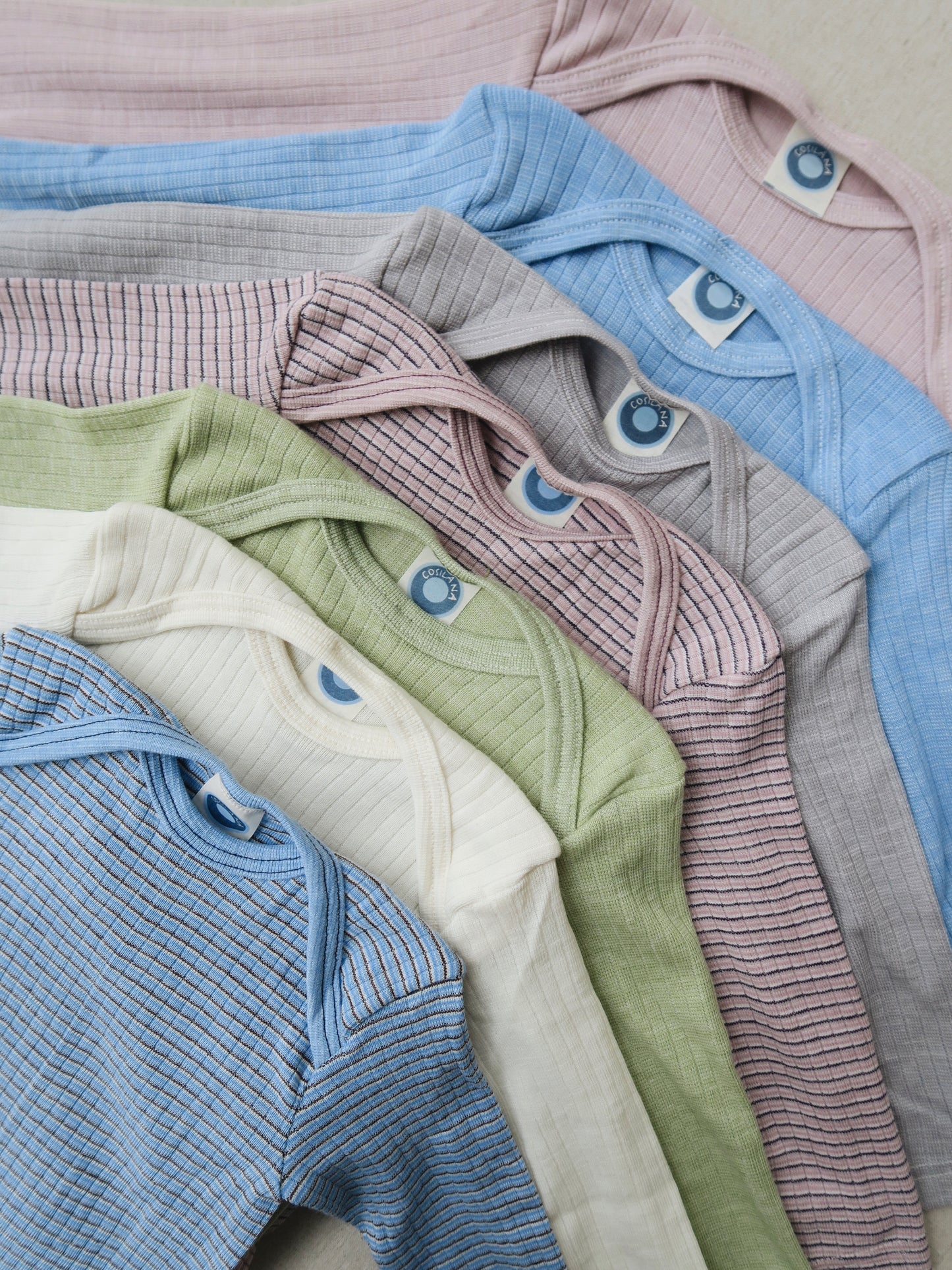 Cosilana - Long sleeve body - Rose/brown/off-white
