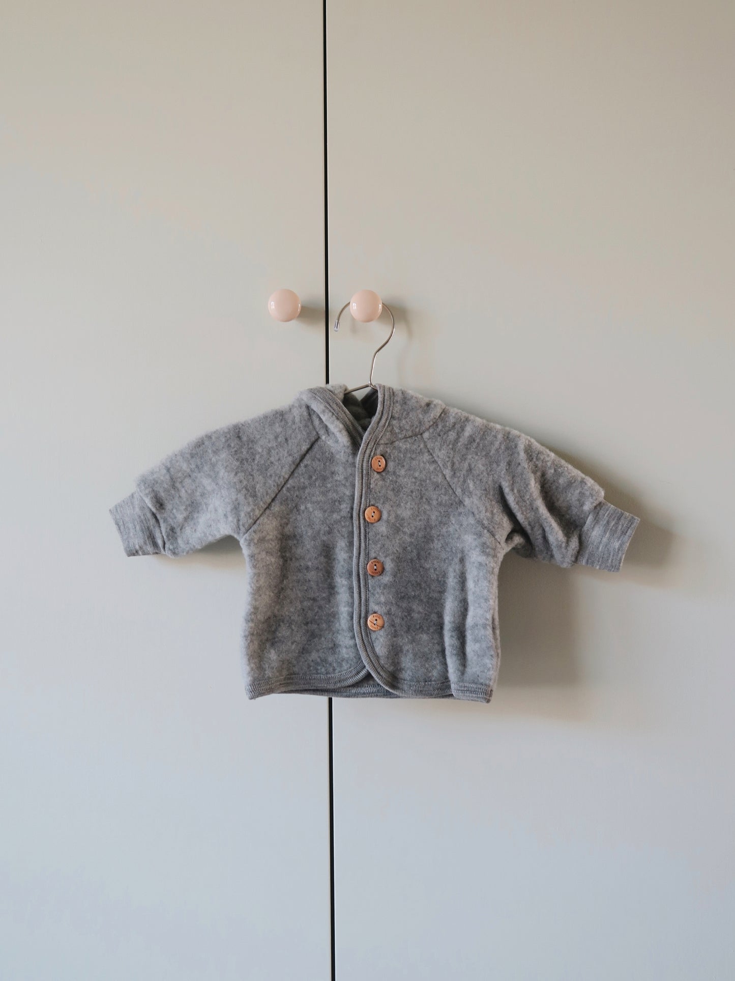 Engel - Wool/fleece jacket - Grey Melange
