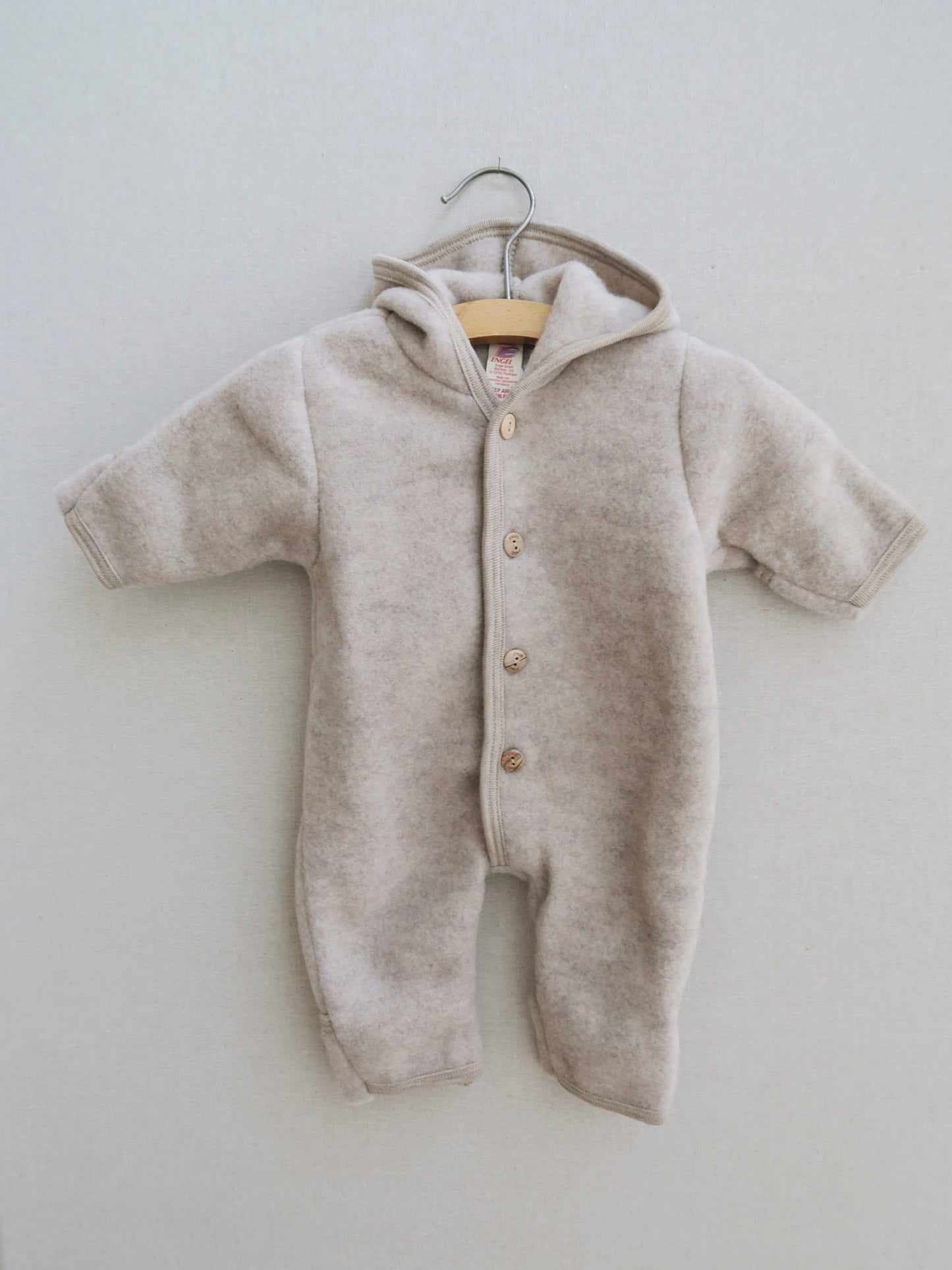 Engel - Wool/fleece Overall - Sand melange