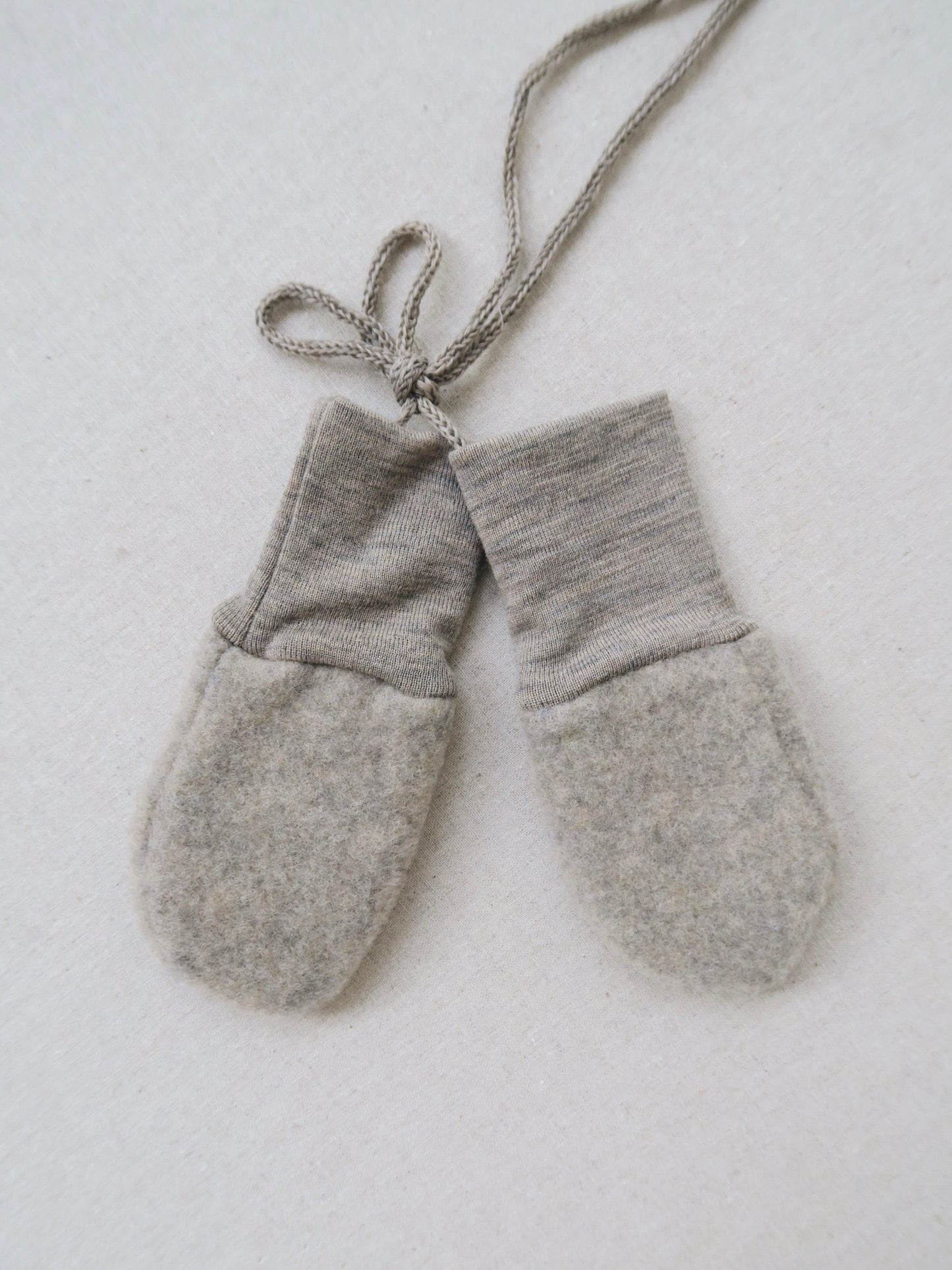 Engel - Wool/fleece mittens - Walnut