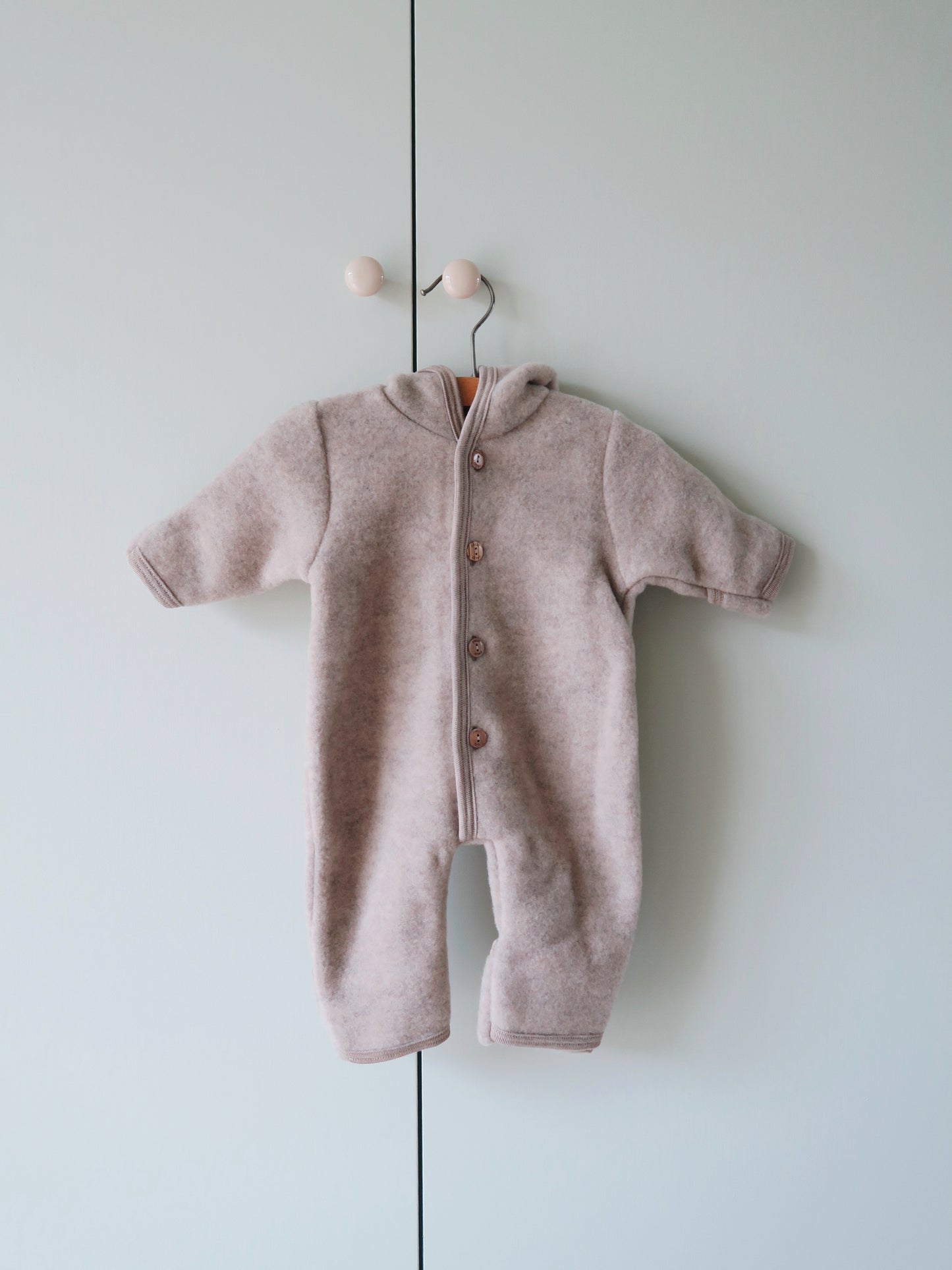 Engel - Wool/fleece Overall - Sand melange