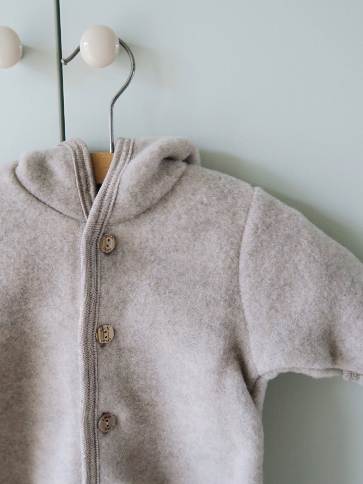 Engel - Wool/fleece Overall - Sand melange