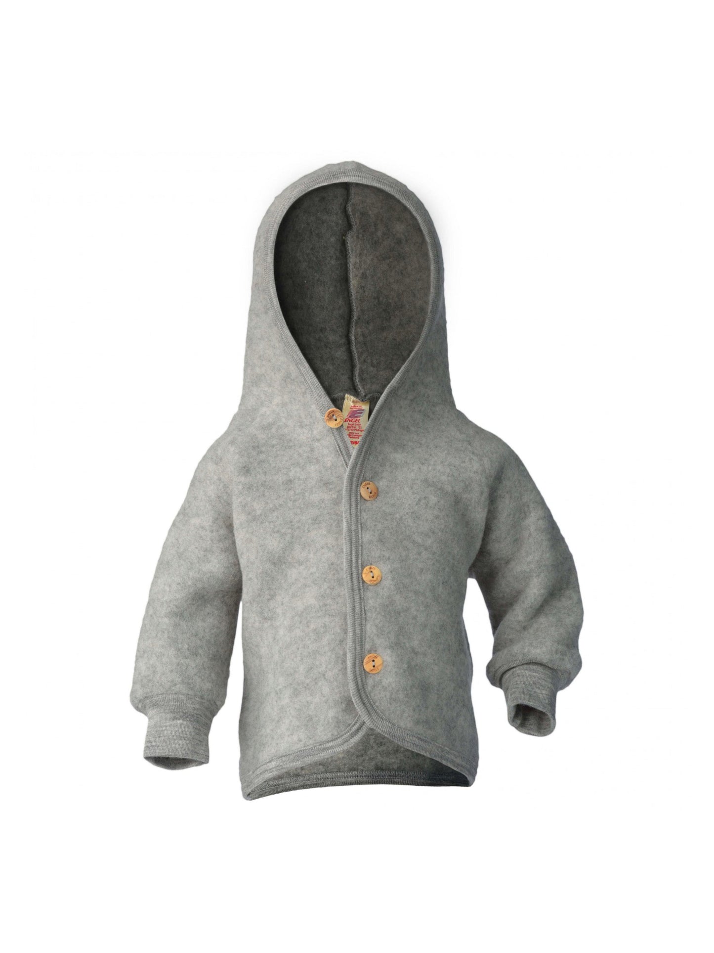 Engel - Wool/fleece jacket - Grey Melange