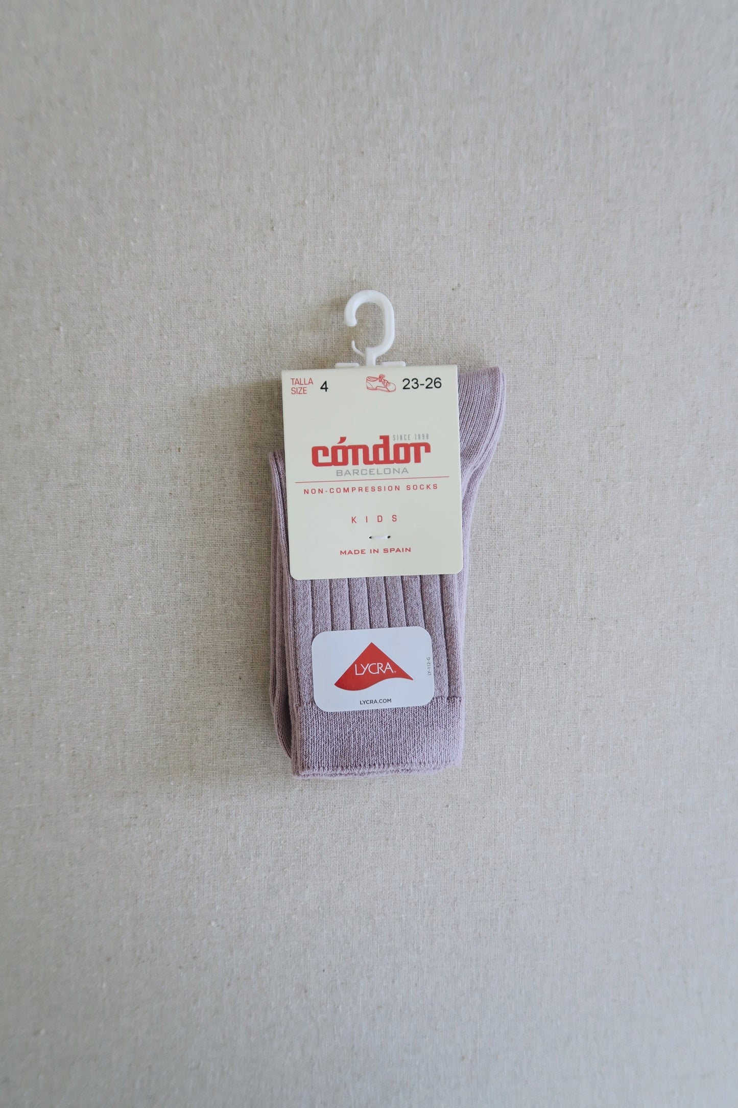 Cóndor - Cotton rib socks - 130 / Pearl