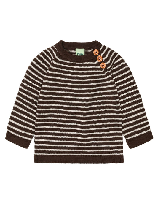 FUB - Sweater - Mocca/ecru