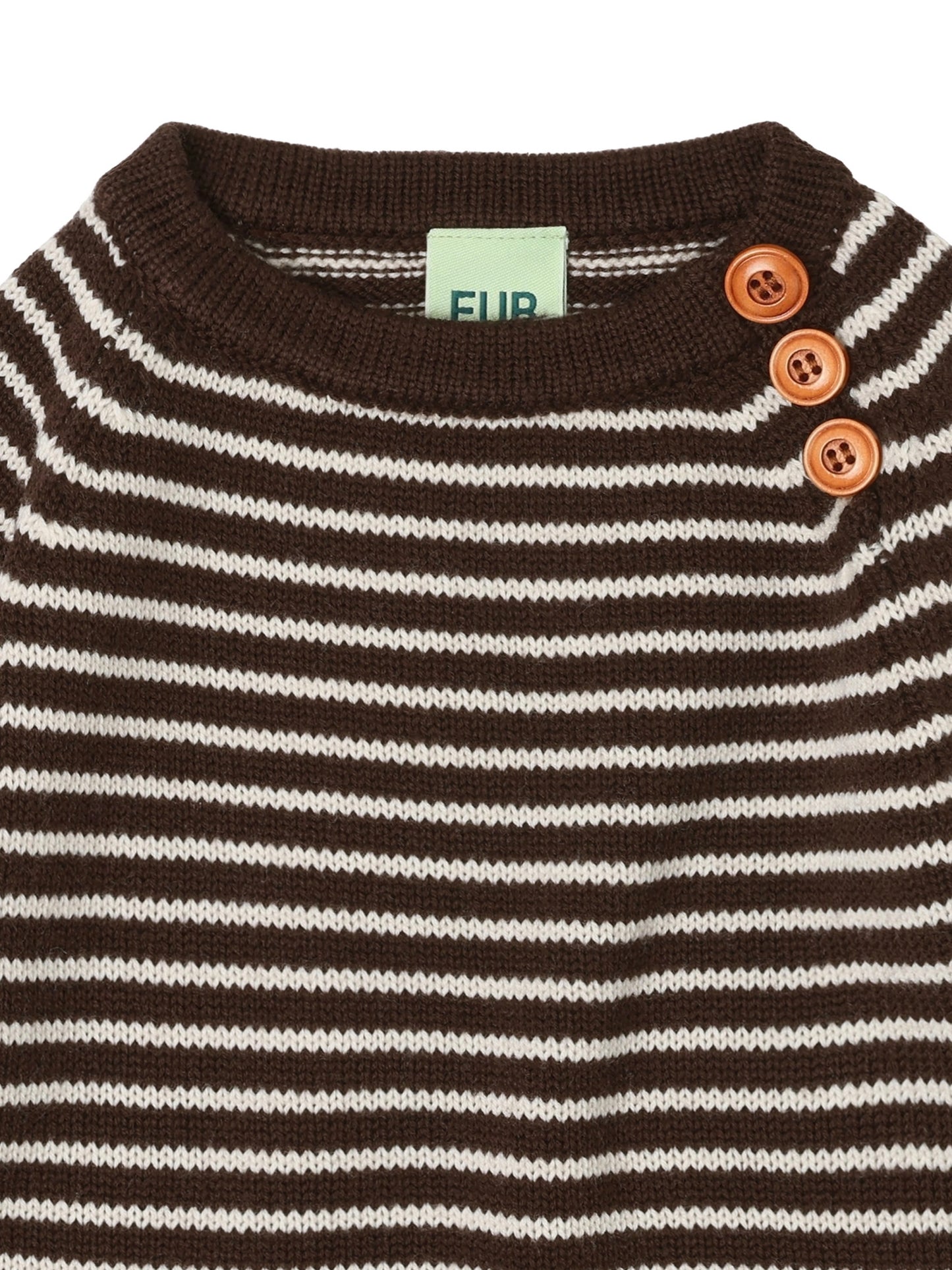 FUB - Sweater - Mocca/ecru