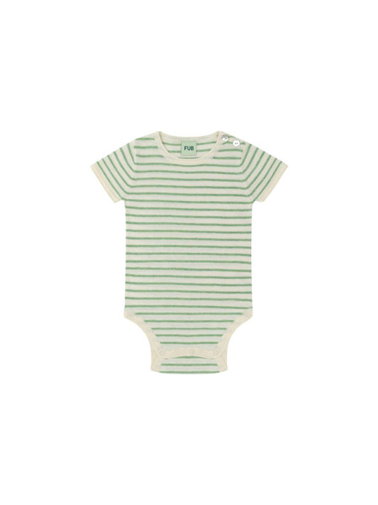 FUB - Short sleeve body - Apple melange/ecru