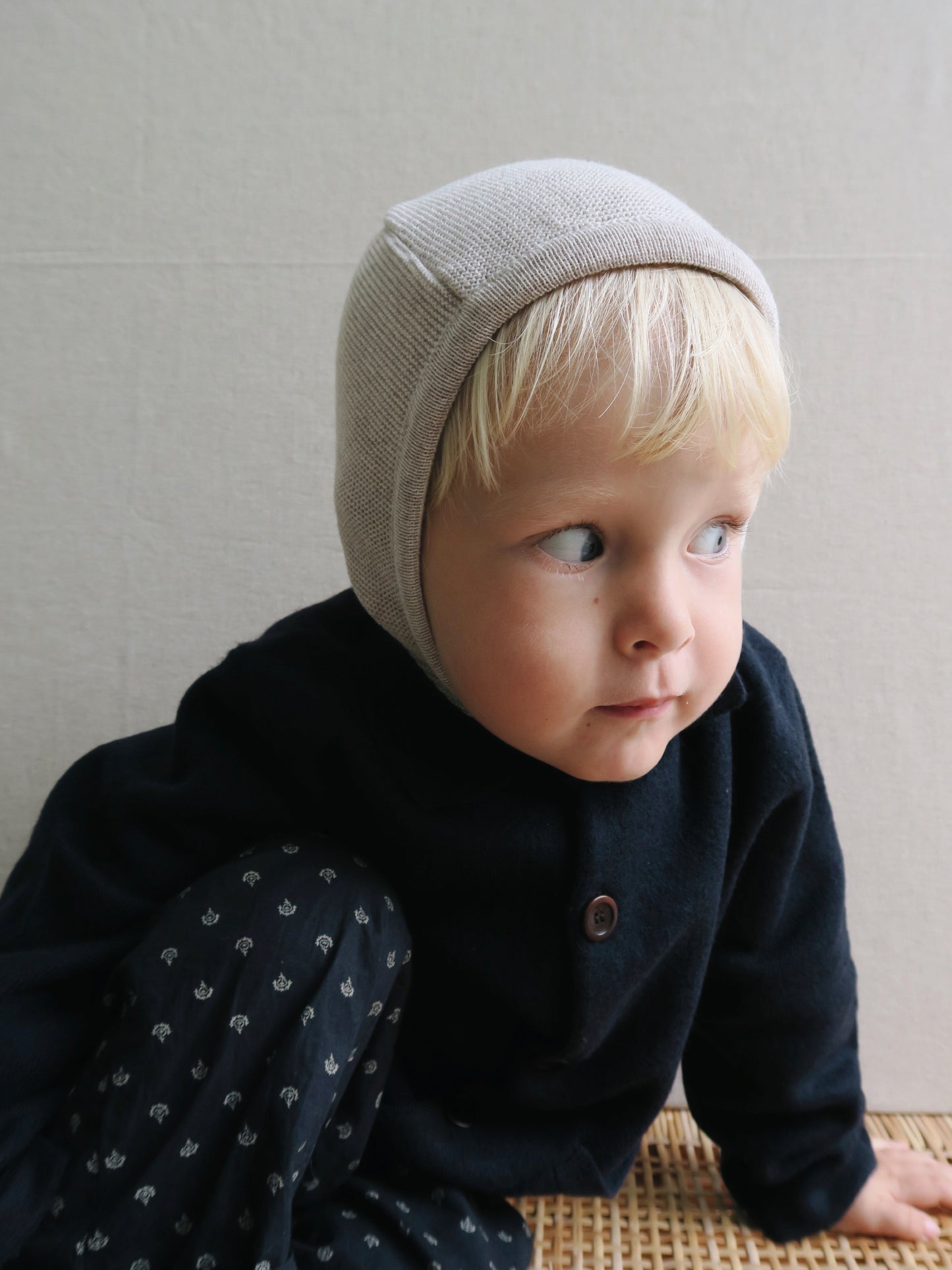 Frilo - Balaclava - Beige melange