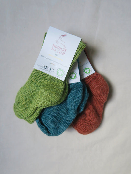 Hirsch - Wool socks - Green