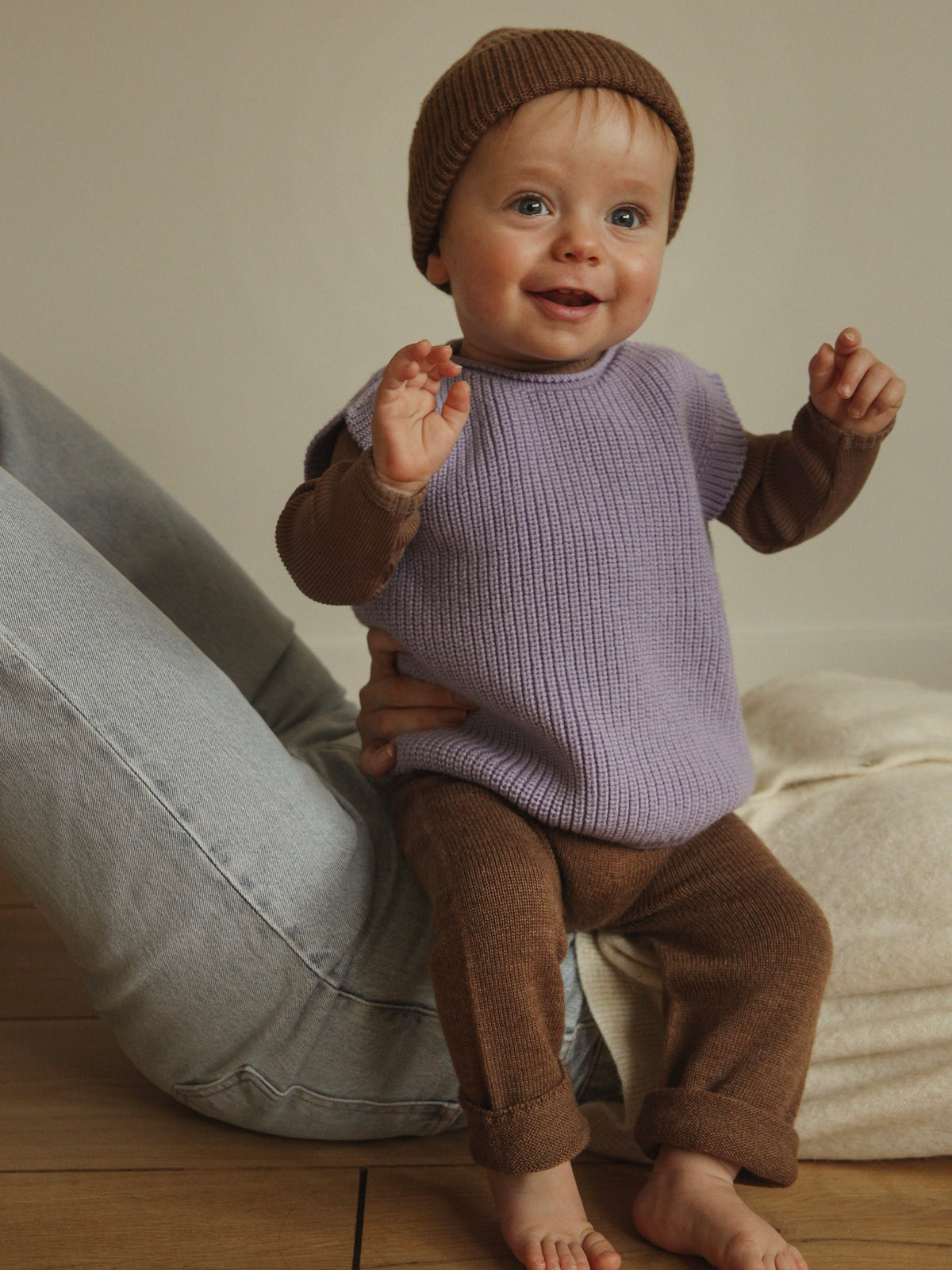 Hvid - Harvey vest - Mocha