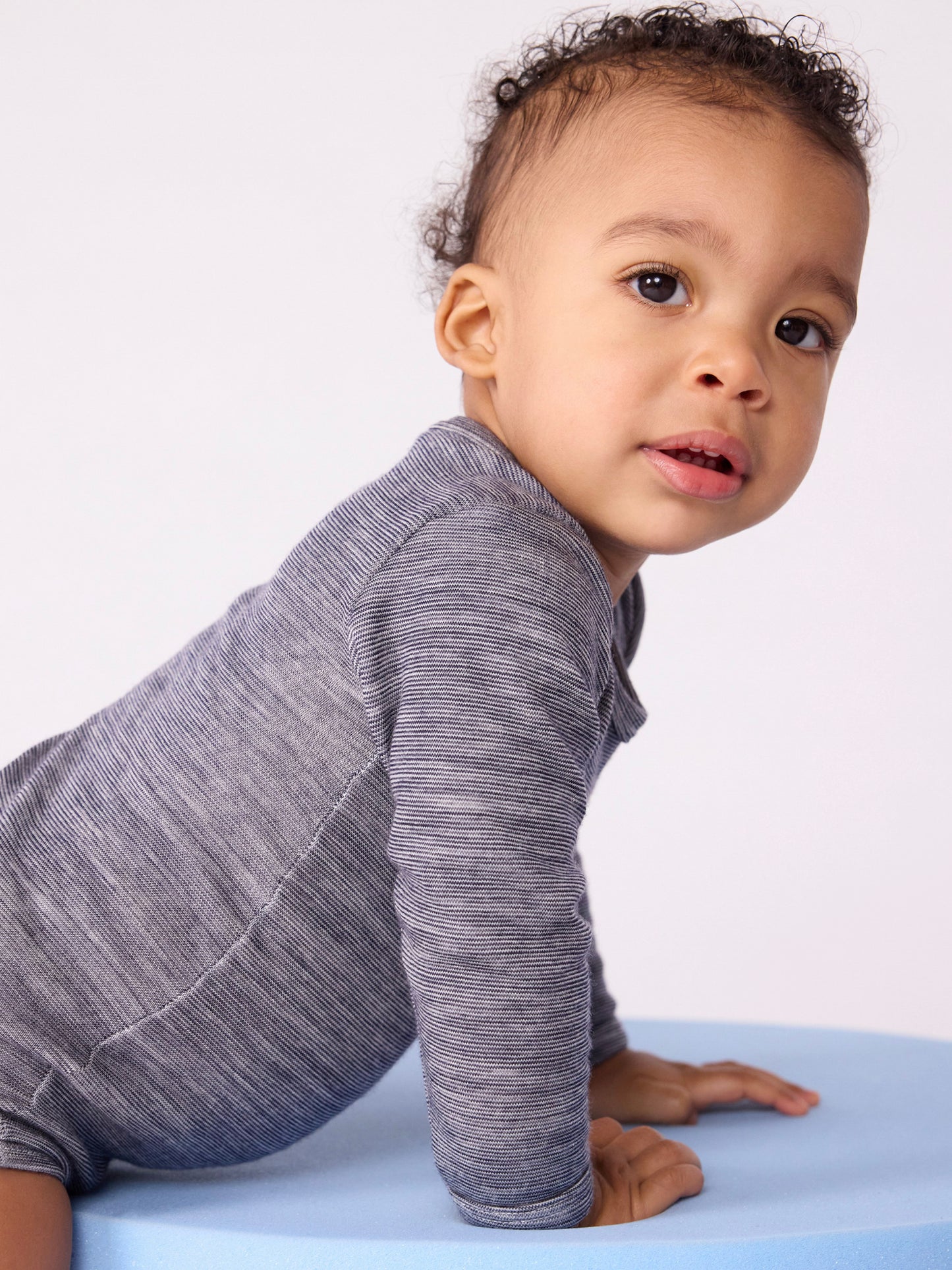 Petit Bateau - Wool/cotton body - Navy