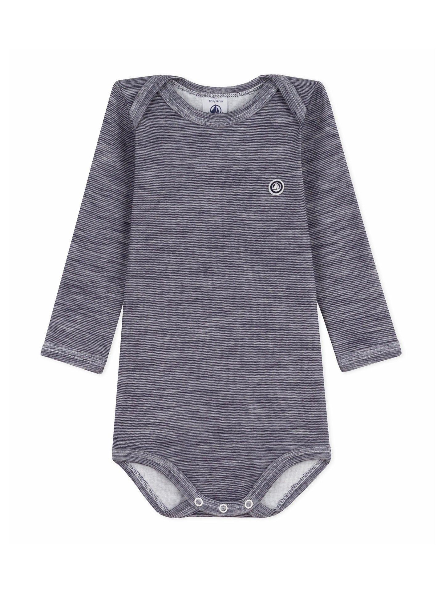 Petit Bateau - Wool/cotton body - Navy