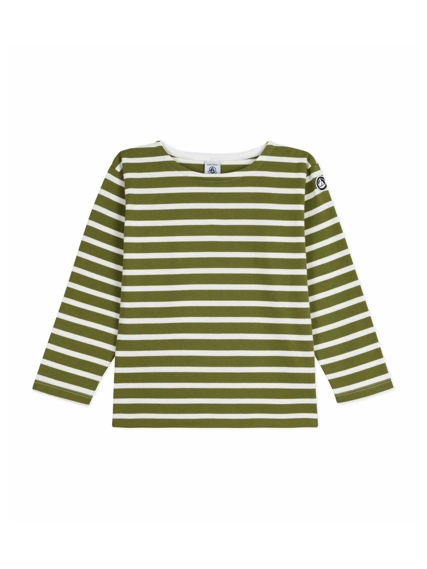 Petit Bateau - Blouse - Green/white stripe