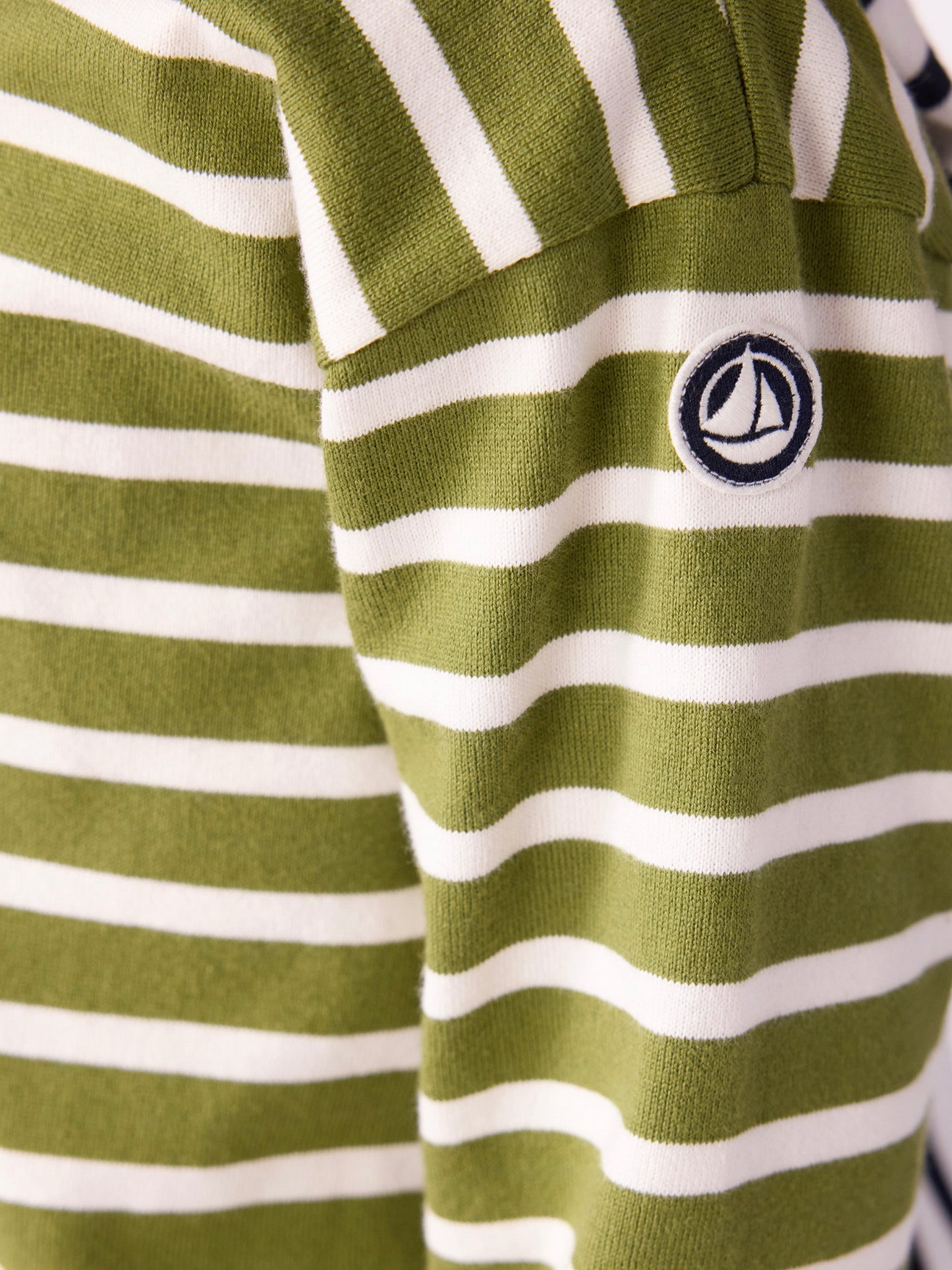 Petit Bateau - Blouse - Green/white stripe