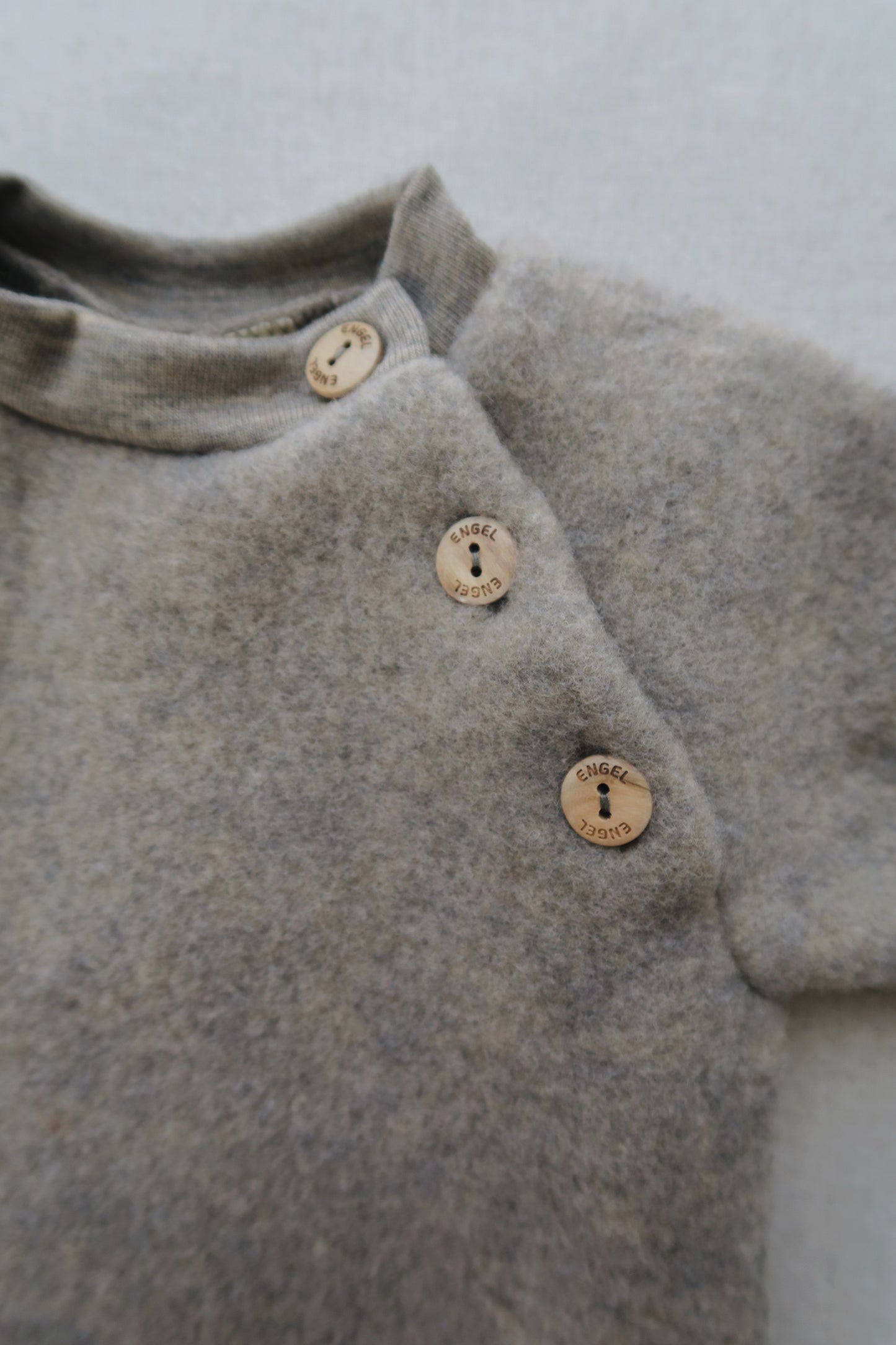Engel - Uld fleece sweater - Walnut