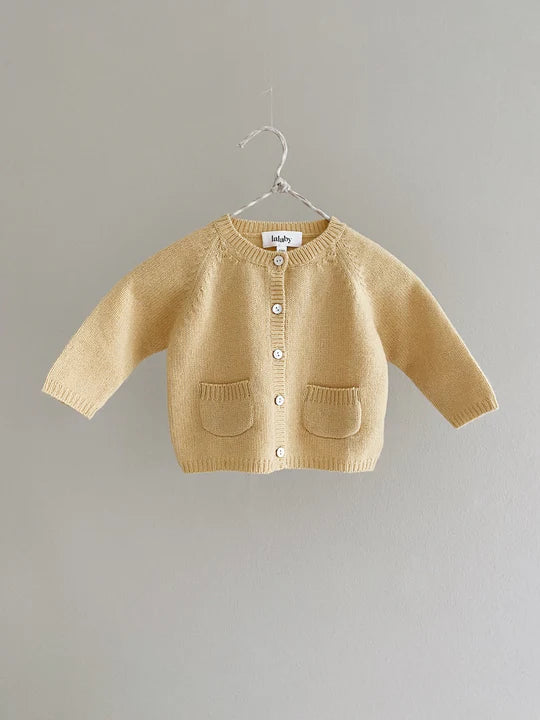 Lalaby - Bobbie Cashmere Cardigan - Honey
