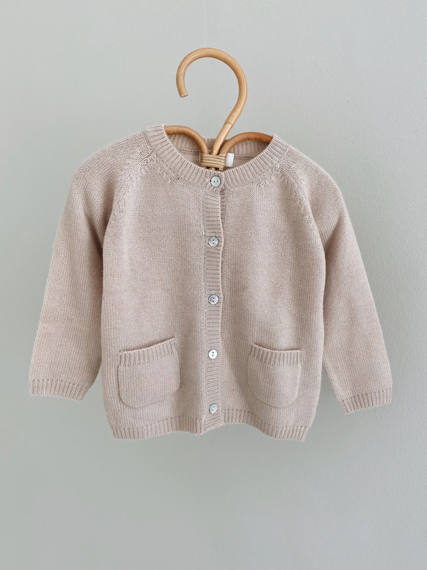 Lalaby - Bobbie Cashmere Cardigan - Powder