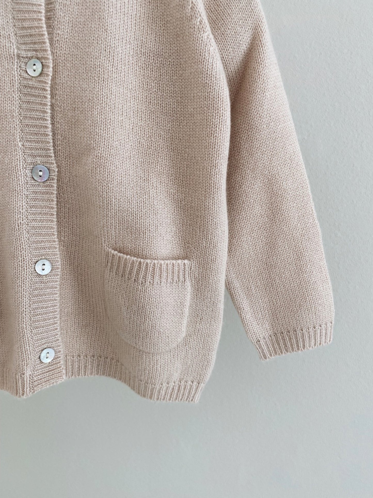 Lalaby - Bobbie Cashmere Cardigan - Powder