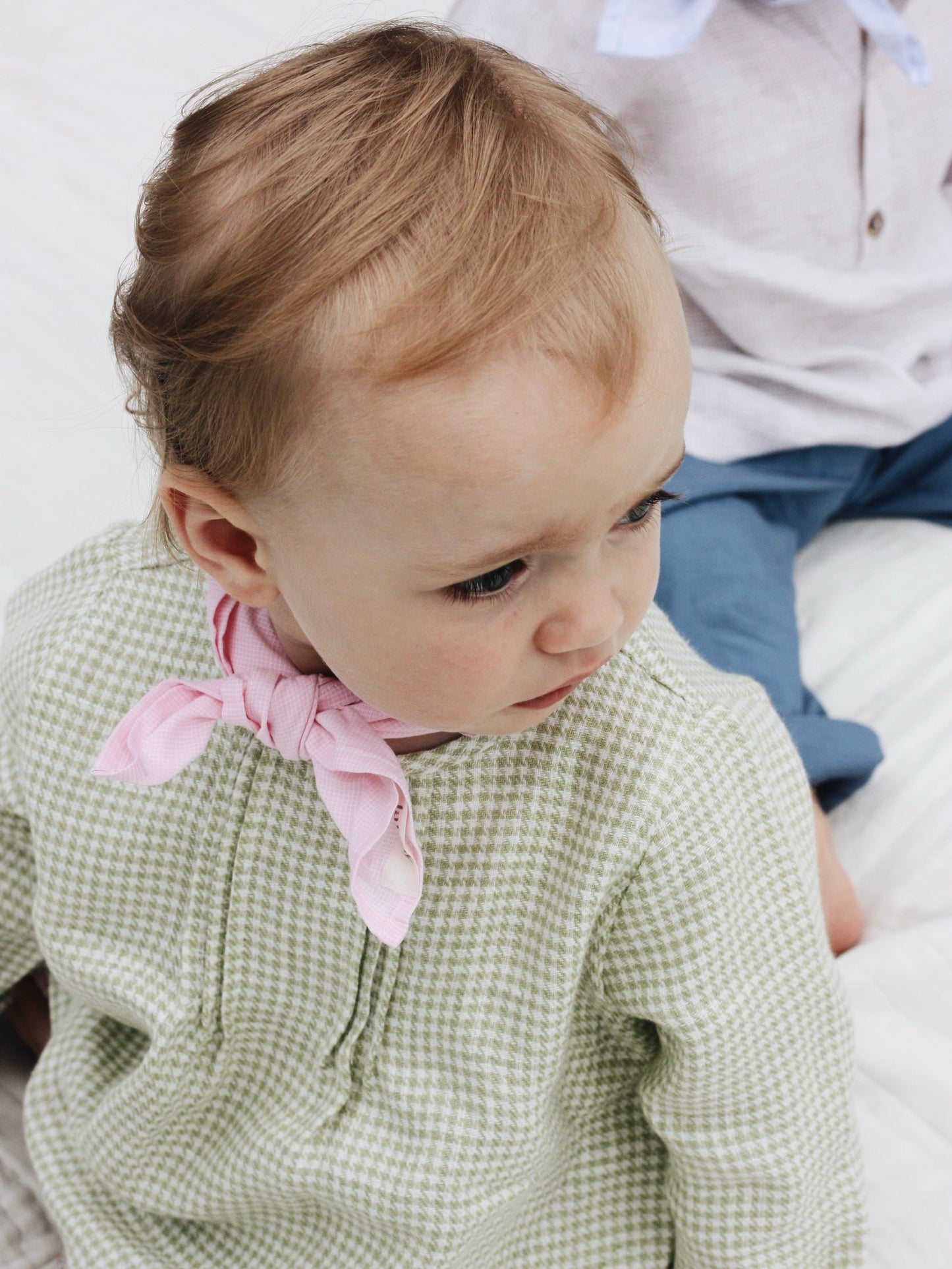 Lalaby Eddie scarf - Beige gingham
