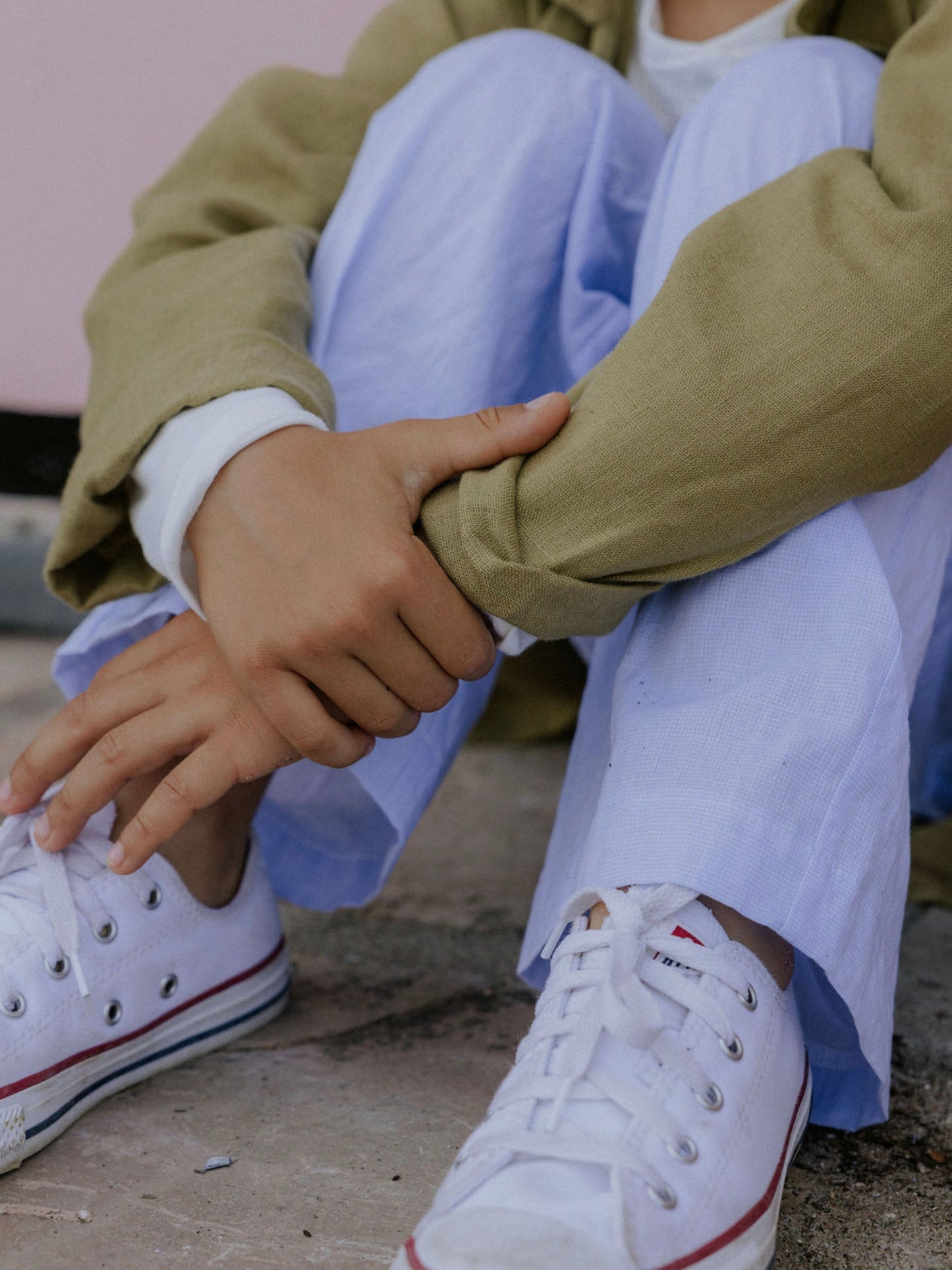Lalaby - Frankie pants - Green check