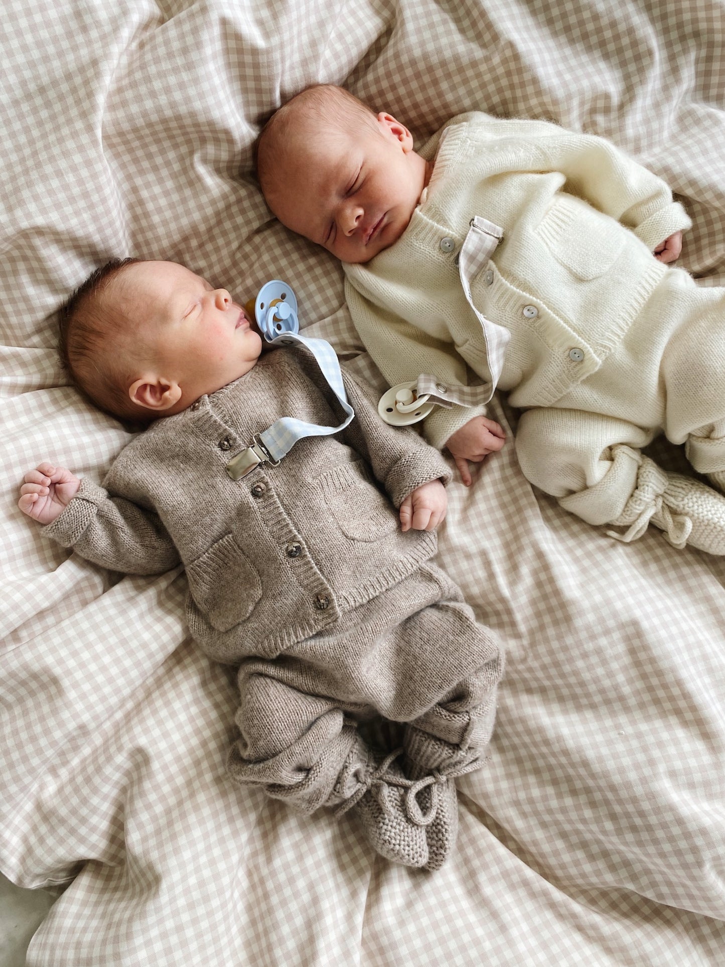 Lalaby - Pacifier clip - Blue gingham