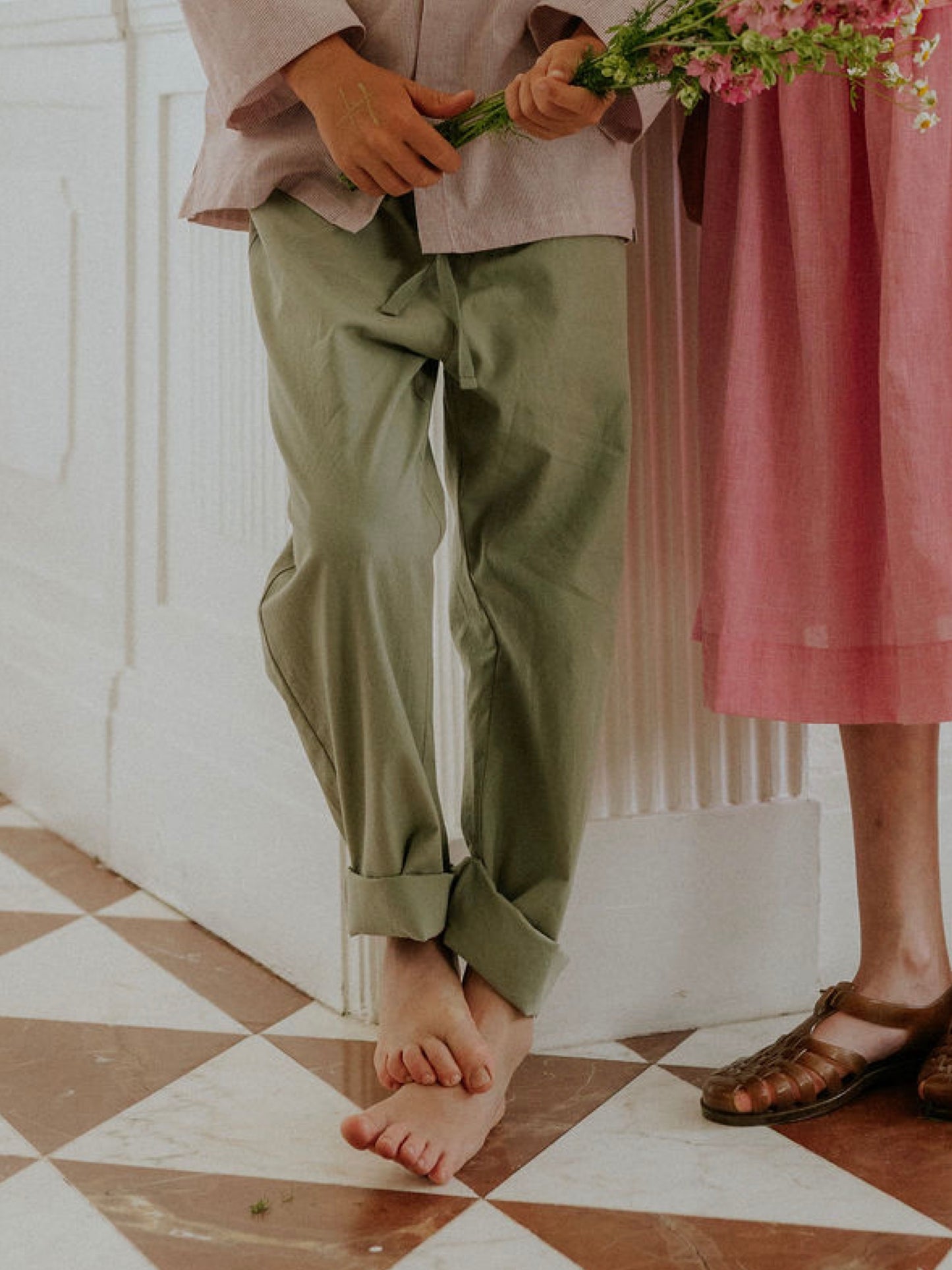 Lalaby - Charlie trousers - Turtle