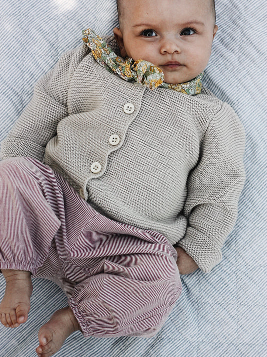 Lalaby - Pixi pants - Berry stripe