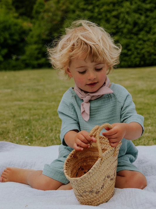 Lalaby - Eddie scarf - Berry stripe