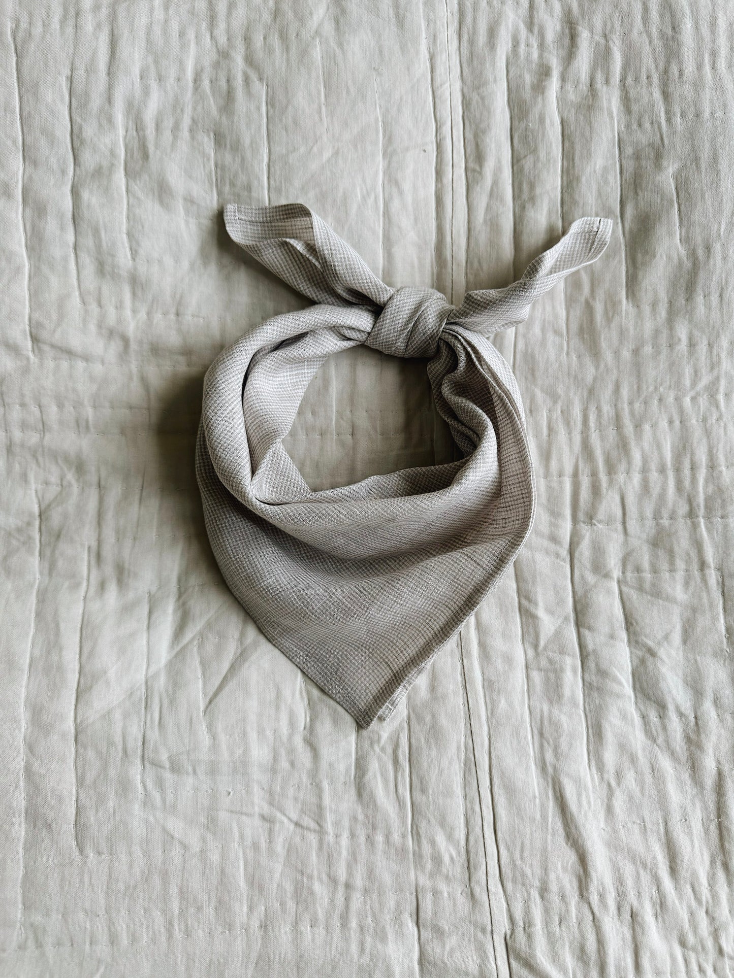 Lalaby Eddie scarf - Beige gingham