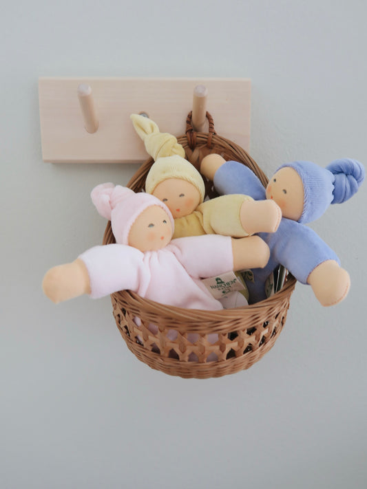 Nanchen - Dukke - Lyserød velour