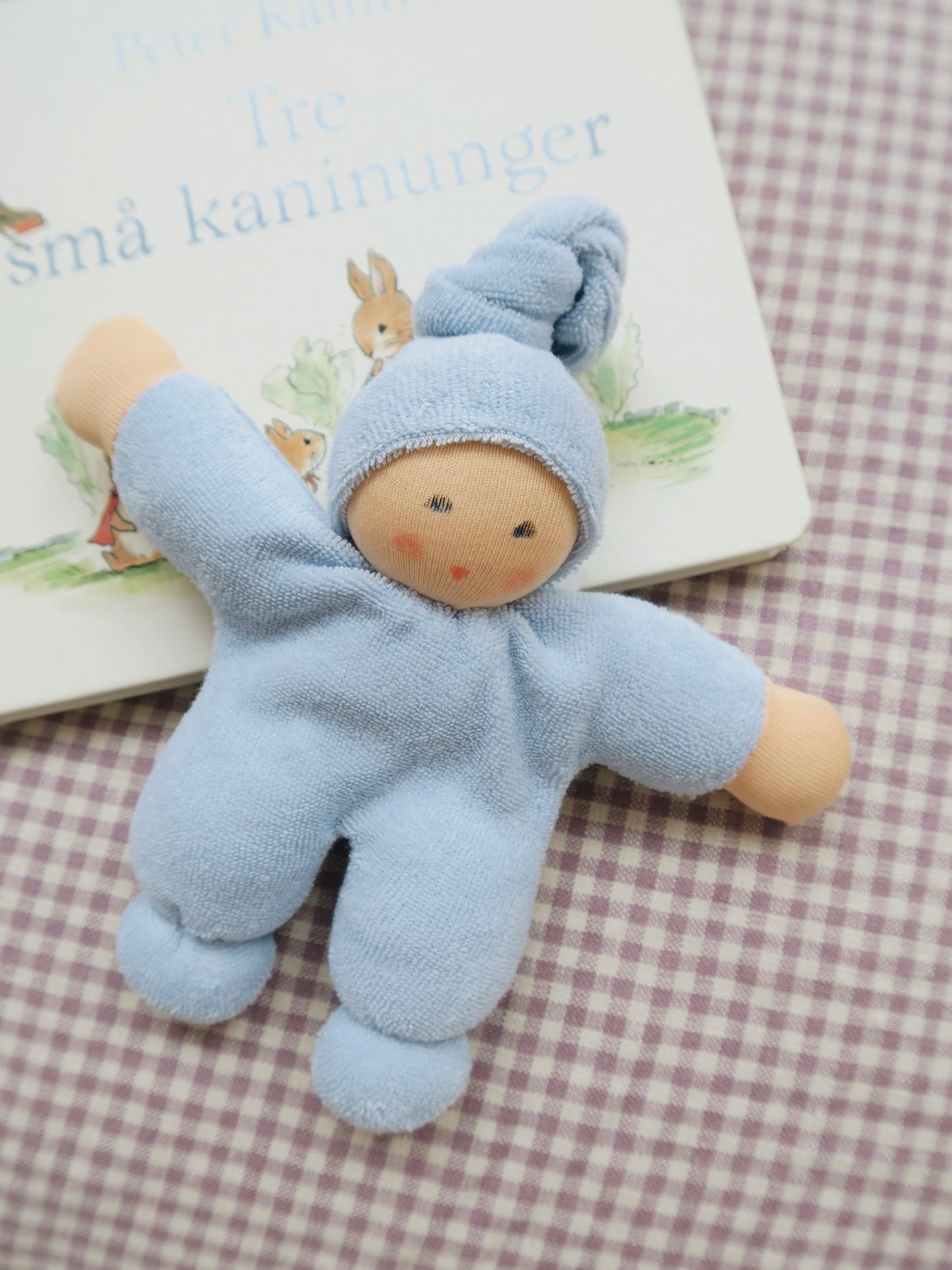 Nanchen - Rattle Doll - Lyseblå