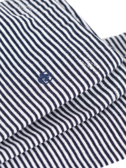 Petit Bateau - Leggings - Navy/hvid striber