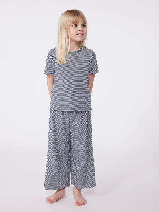 Petit Bateau - Sæt - Navy/hvid striber