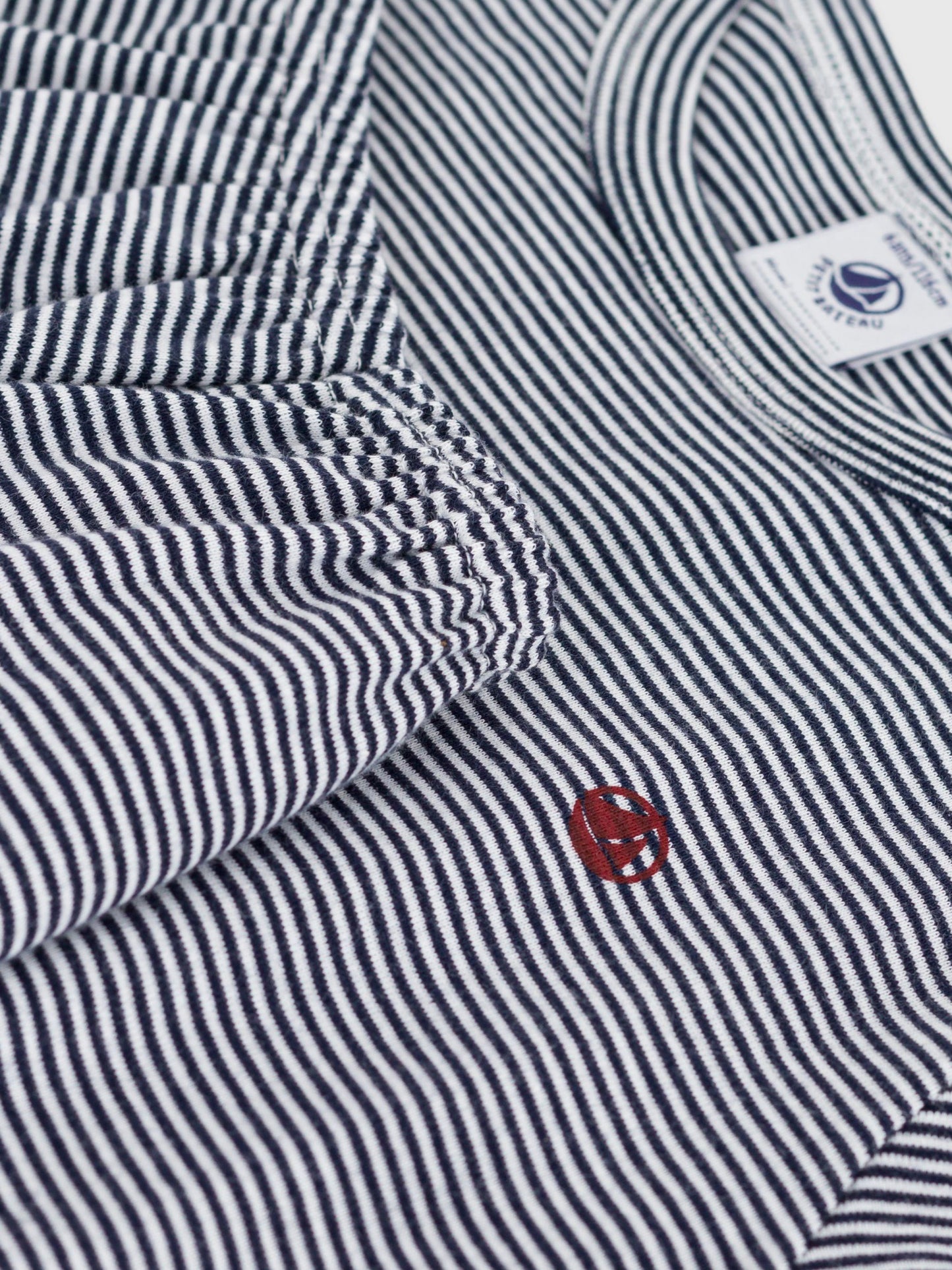 Petit Bateau - Tee & pants - Navy/white stripe