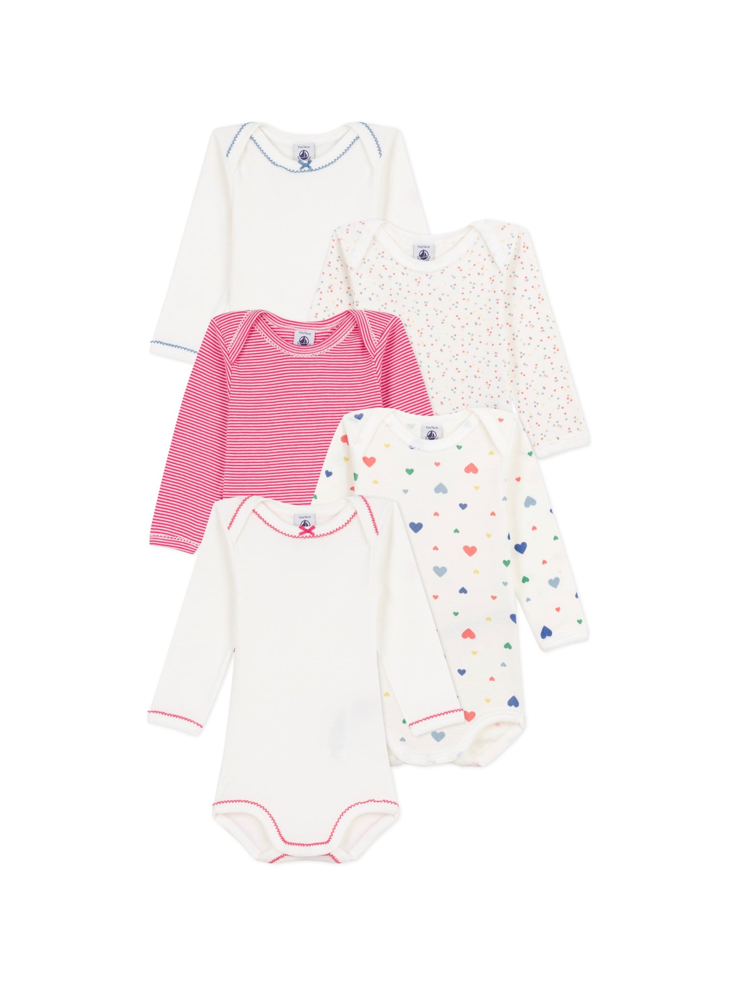 Petit Bateau - 5-pack body - Multi