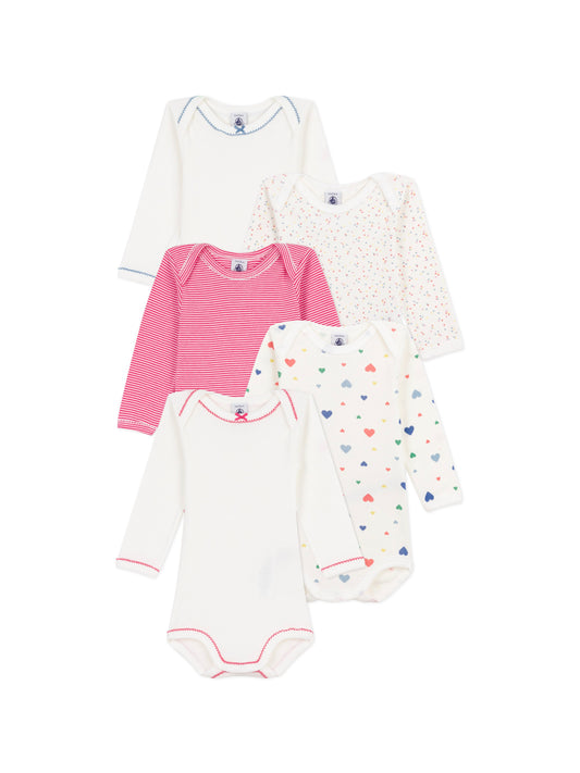 Petit Bateau - 5-pak body - Multi