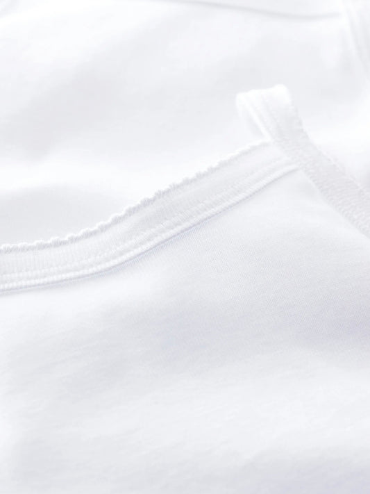 Petit Bateau - 2-pak body med tynde stropper - Hvid