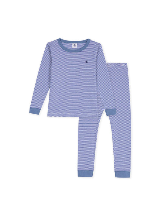 Petit Bateau - Pyjamas - Blue w. blue